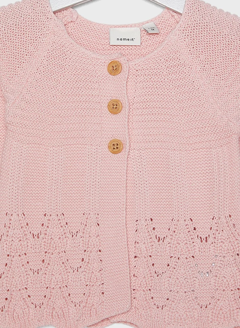 NAME IT Infant Organic Cotton Cardigan