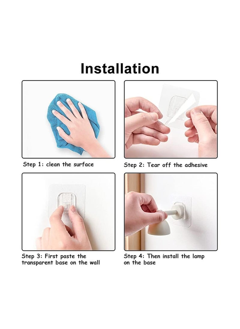 Multi Use Magnetic Lamp Shape Hook 2 Pieces