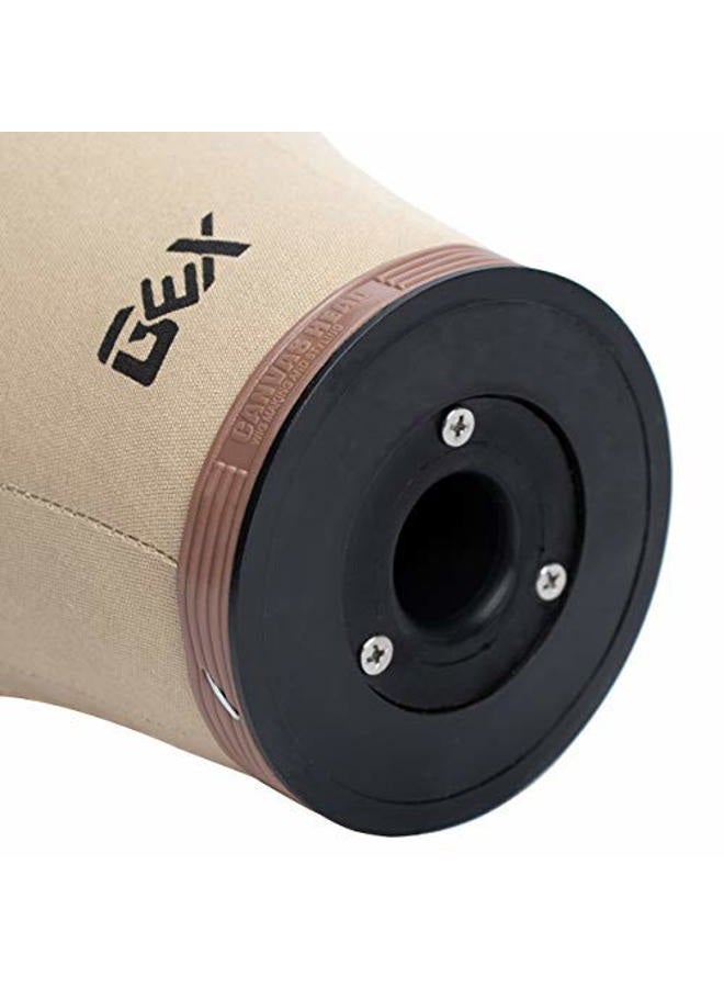 gexworldwide GEX 20"-24" Cork Canvas Block Mannequin Head Wig Display Styling Head With Mount Hole (Light Brown, 21.5") - Image 5