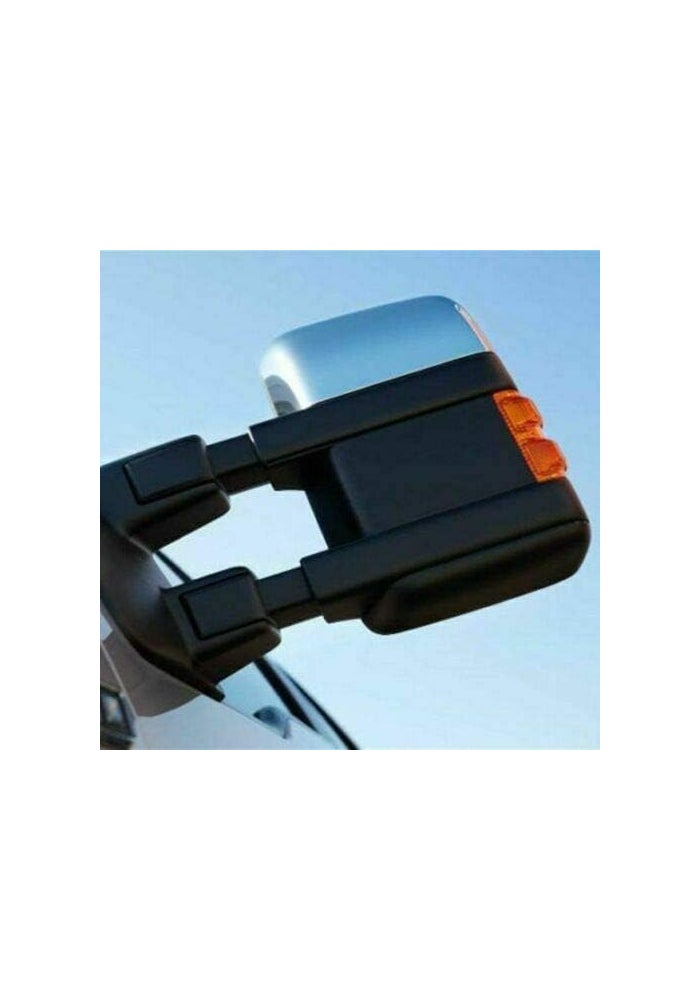 TX Racing Chrome Side Mirror Cover Top Half for 2008-2016 Ford F250 F350 F450 F550 Super Duty - Image 2