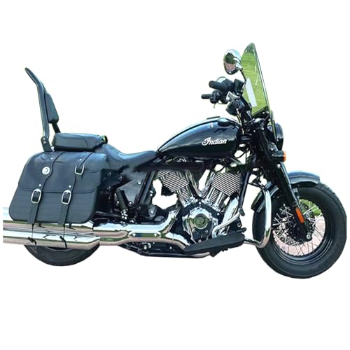 Fjpacemt 22" Black Sissy Bar Backrest Rear Pad for Indian Super Chief/Chief Bobber Dark Horse/Chief Bobber 2022 2023 2024 2025 - Image 5