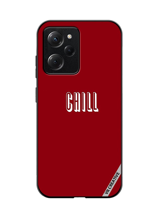 VR CREATIVE Protective Case Cover For Xioami Pcoo X5 Pro Chill In Red Design Multicolour - Image 1