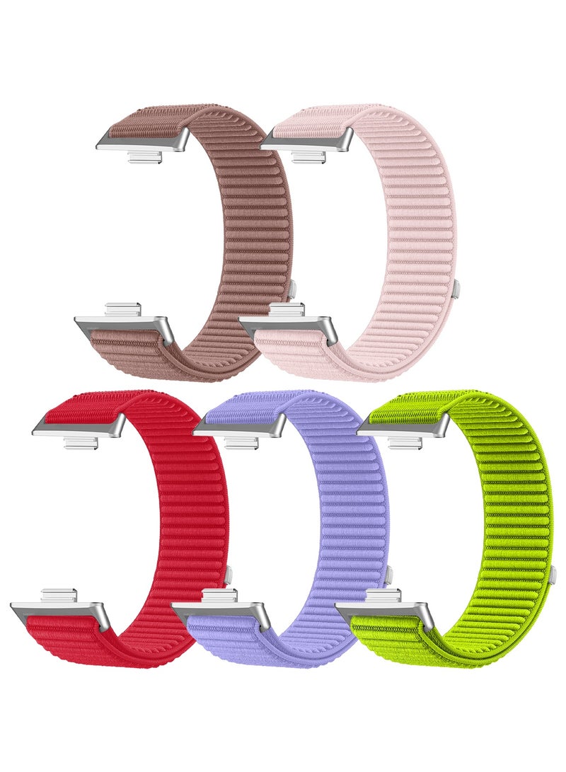 5 Pack of Premium Magnetic Loop Watch Band for Huawei Watch 4 & Watch 4 Pro – Adjustable, Soft & Durable Replacement Strap