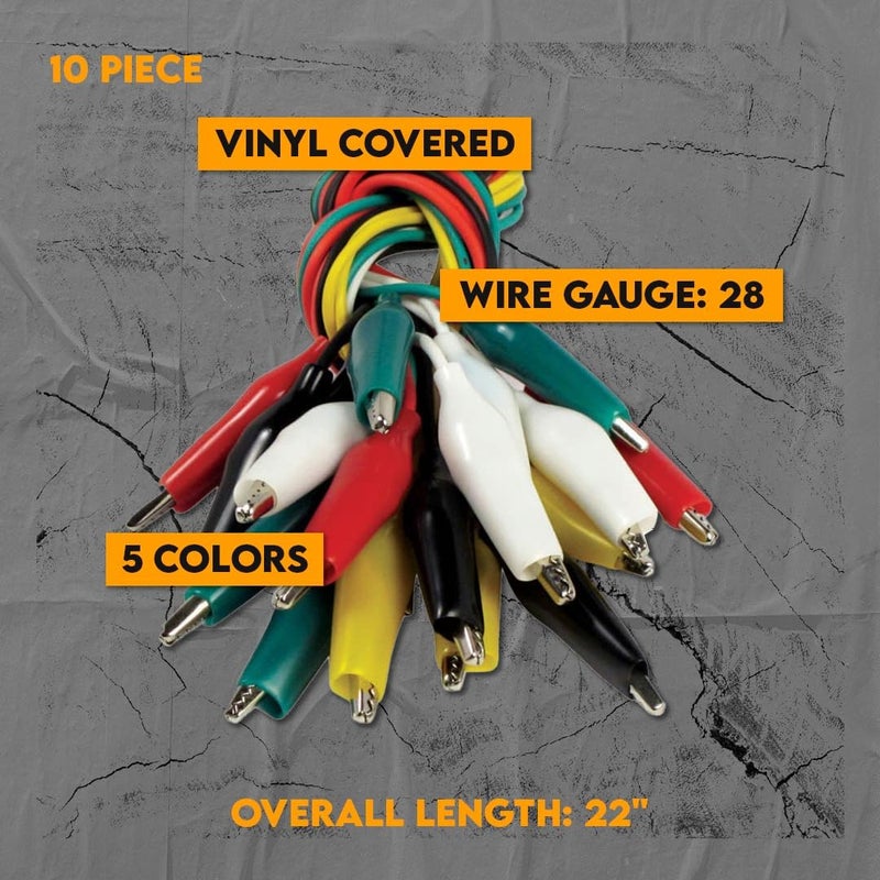 SE 10-Piece Test Lead Set with Alligator Clips - TL10 - Image 5
