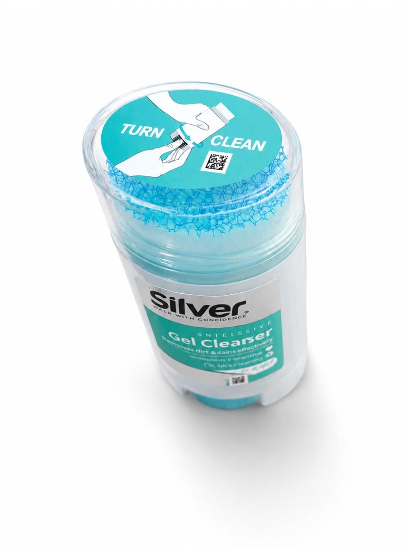 Silver Sneaker Gel Cleaner 50ml with Sponge Applicator – Suitable for All Colors - 50ml - Image 2