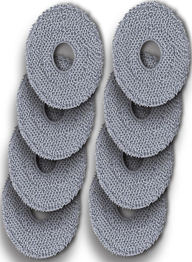 E-HAO 405 & 505 Mop Pads Replacement Parts for iRobot Roomba Plus 405 (G181 & G185) Vac, Roomba Plus 505 Combo Robot Vacuum. Washable & Reusable Microfiber Mop Pads Accessories, 8-Pack - Image 1