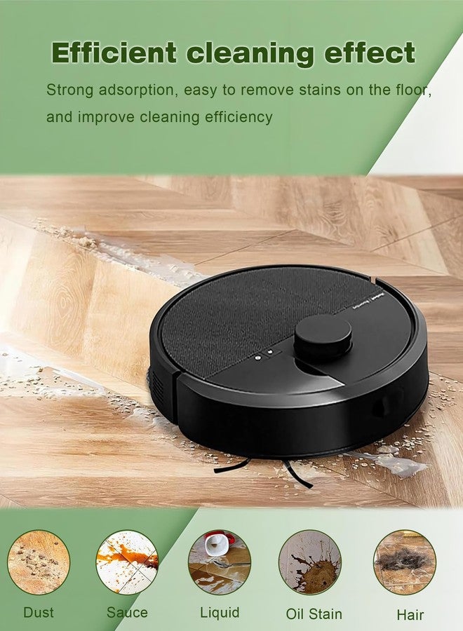 E-HAO 405 & 505 Mop Pads Replacement Parts for iRobot Roomba Plus 405 (G181 & G185) Vac, Roomba Plus 505 Combo Robot Vacuum. Washable & Reusable Microfiber Mop Pads Accessories, 8-Pack - Image 4