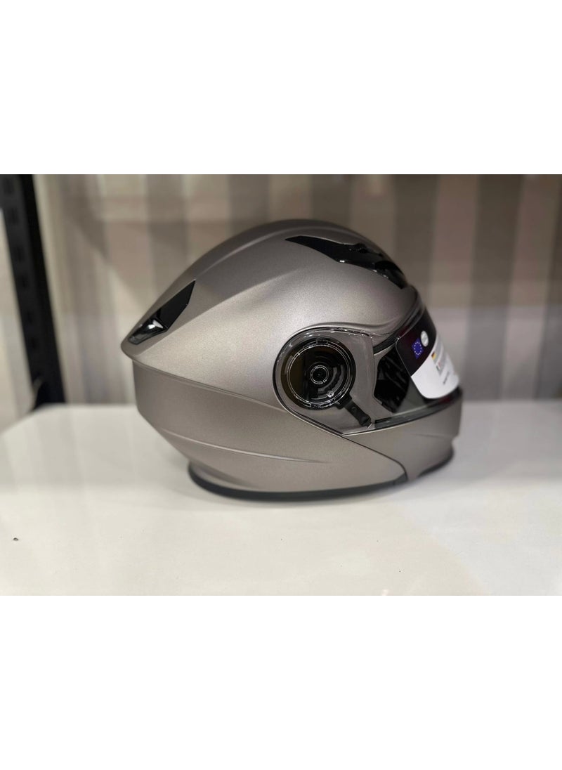 sway Helmet 926 Matte Titanium Chin Opening  - Image 2