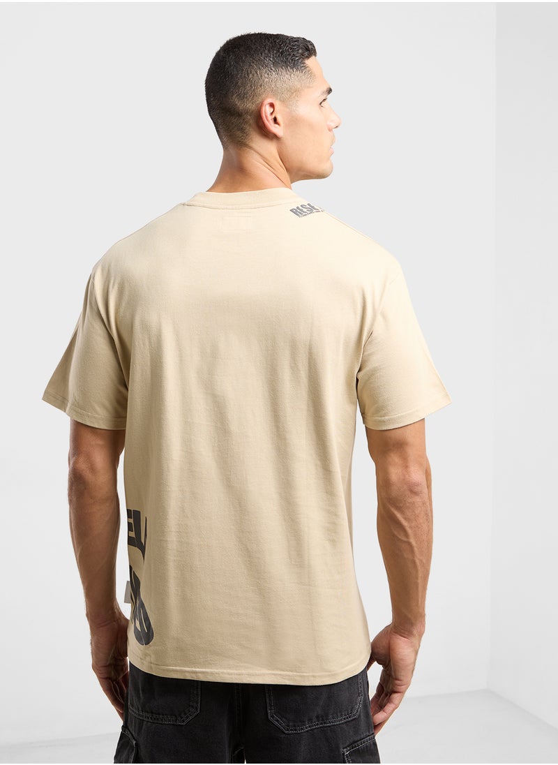 izzue - Puff Print T-Shirt - Image 1