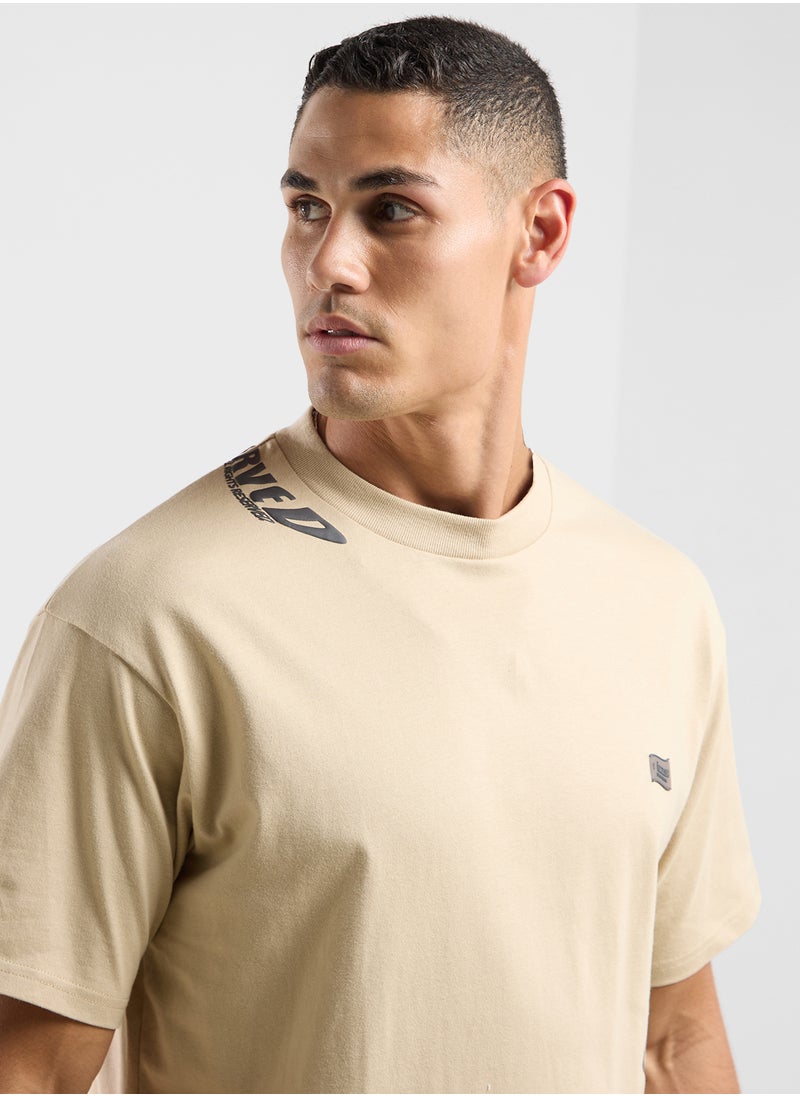 izzue - Puff Print T-Shirt - Image 1