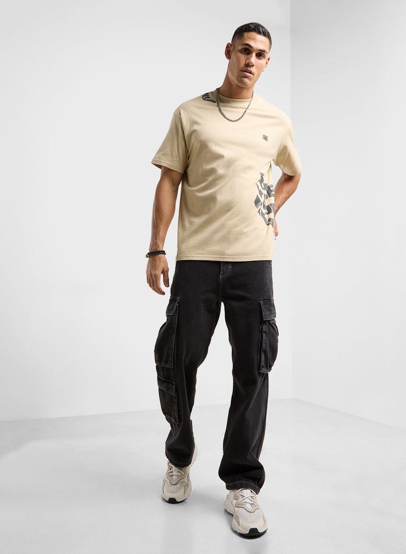 izzue Puff Print T-Shirt - Image 4