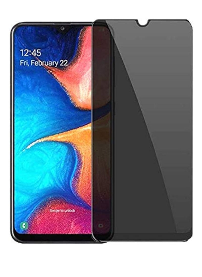 we3 Tempered Glass Screen Protector Anti-Spy Privacy Designed For Samsung Galaxy A20 Full Screen Coverage And Bubble Free - Image 1