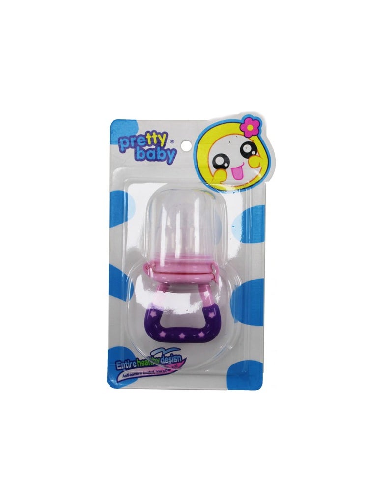Pretty Baby Baby Baby Food Teether on Card Flavorful Soothing for Teething Babies BPA Free, Easy to Hold Design for Independent Feeding Exploration  - Image 2