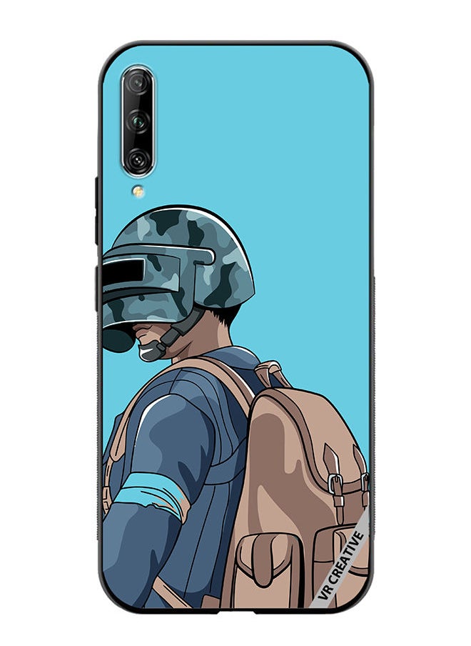 VR CREATIVE - Protective Case Cover For Huawei Nova Y9S Helmet And In Military Uniform Design Multicolour - Image 1