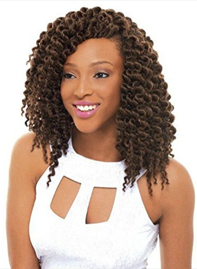 Janet Collection Havana Medium MAMBO TWIST Braid 12" (1B - OFF BLACK) 4 Packs Deal (1B) - Image 4