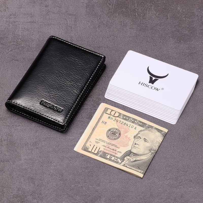 HISCOW Leather Business Card Case Holder for Men & Women, Italian Calfskin - Image 3