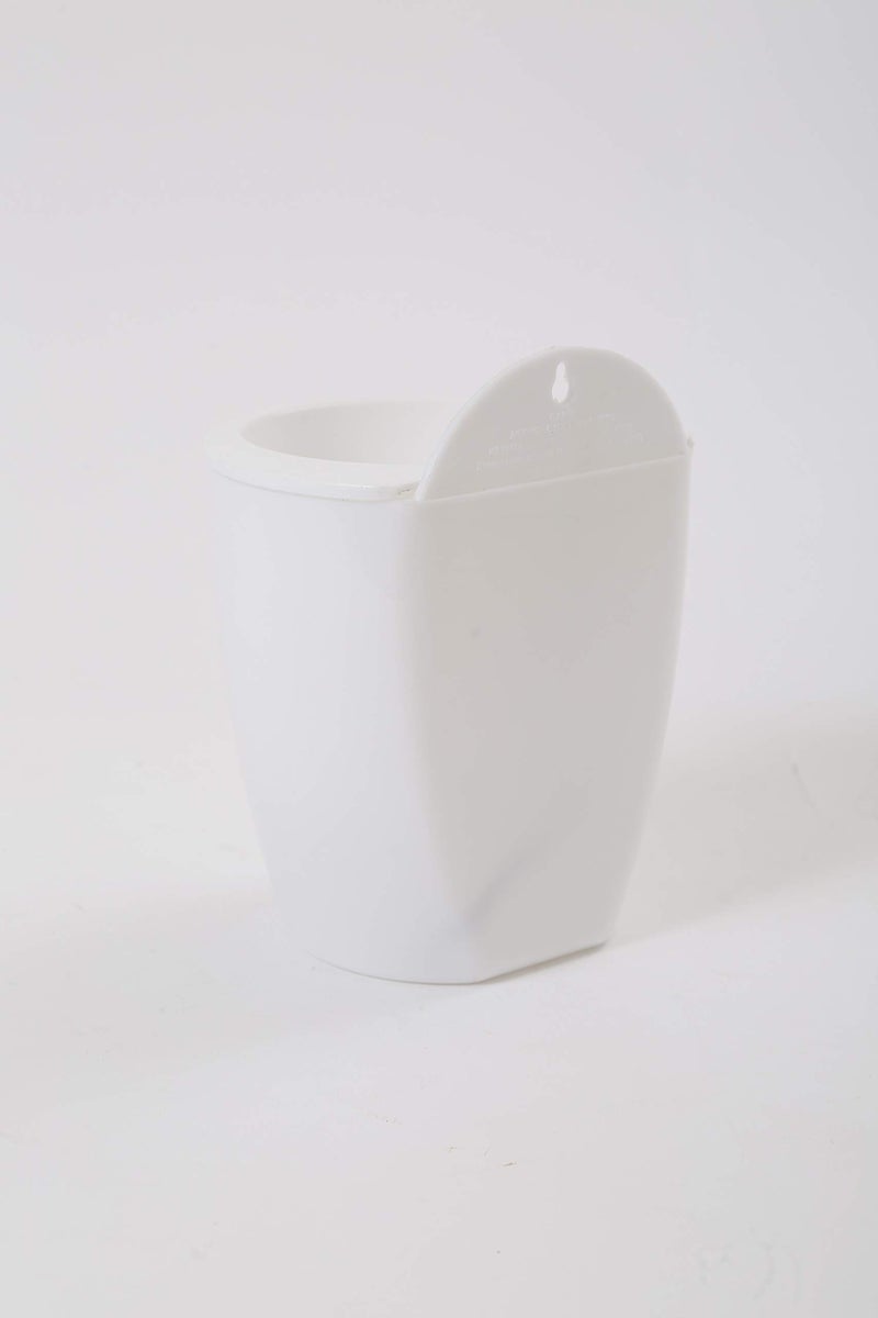 CAPPL Self Watering Hanging Planter Flower Pot (White-White Pack of 12) - Image 3