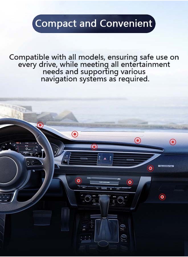 XiuWoo - MagSafe Car Mount Magnetic Car Phone Holder, 1080° Rotation Phone Holder for Car Fit for iPhone 16 15 14 13 Pro - Image 1