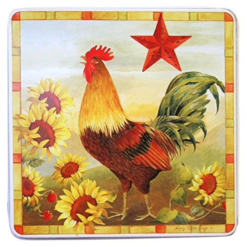 Reston Lloyd Square Gas Burner Covers, Set of 4, Morning Run Pattern - Image 4
