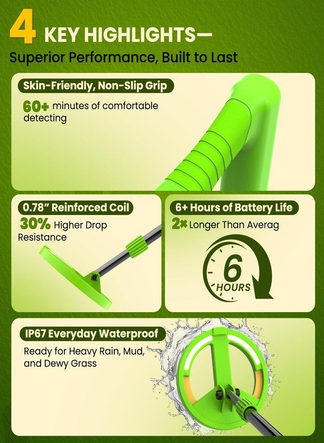 GreenRex Kids Metal Detector, Fun and Lightweight Children's Metal Detector with LCD Display - Image 5