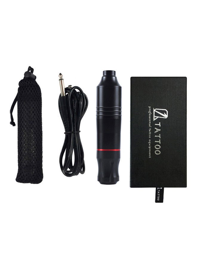 NIBEMINENT Portable Tattoo Kit Machine Set Black/Silver - Image 3