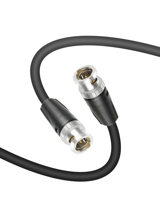 Alvin's Cables كابل فيديو محوري BNC إلى BNC ذكر 12G HD SDI لكاميرا فيديو 4K بطول 19 بوصة - Image 1