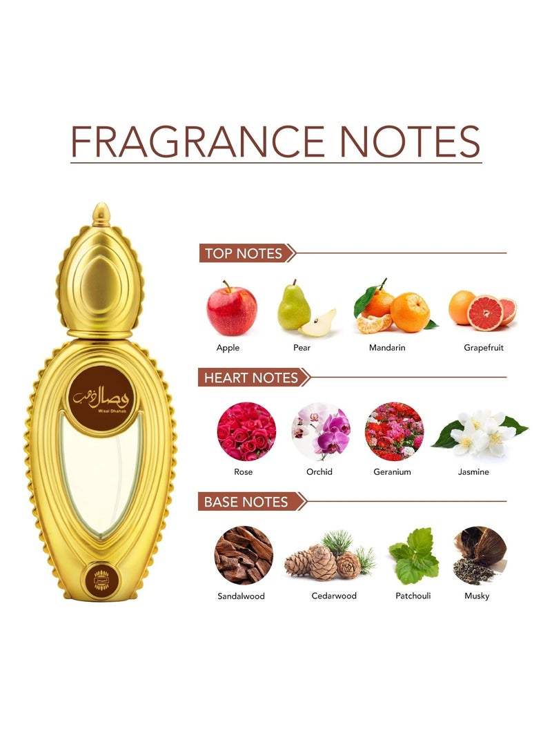 Ajmal Wisal Dhahab Eau De Parfum For Unisex - 50 ML - Image 4