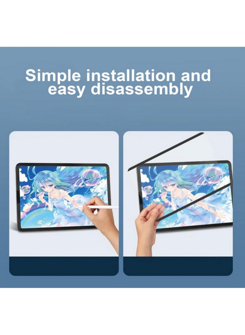 DUSALA - 1PCS Paper Feel Magnetic Screen Protector for iPad 10th Gen 10.9 Inches 2022 Model Removable Reusable Writing Drawing Like on Paper Anti Glare Anti Scratch Easy Install - Image 1