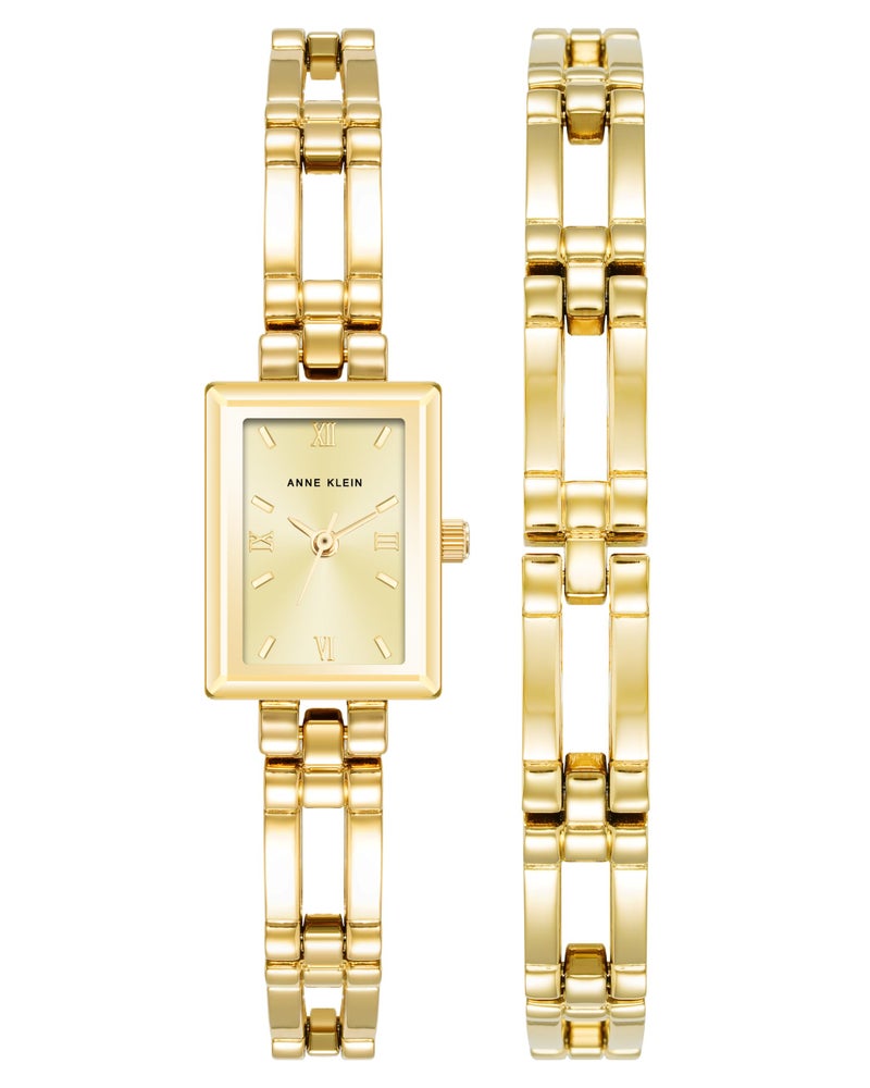 Anne Klein Womens Bracelet Watch Set - Image 2