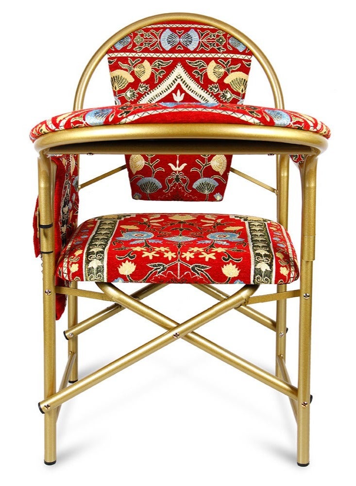 REBENUO Chair for prayer and recitation of the Holy Quran (red) - Image 2