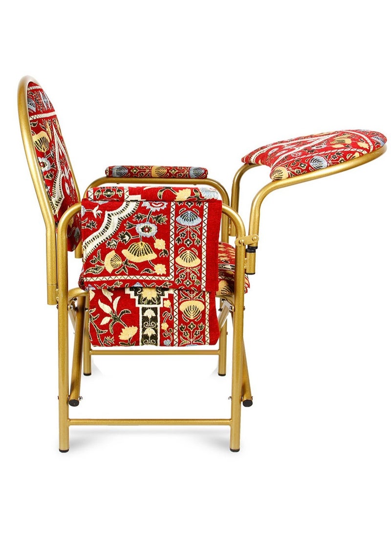 REBENUO Chair for prayer and recitation of the Holy Quran (red) - Image 4