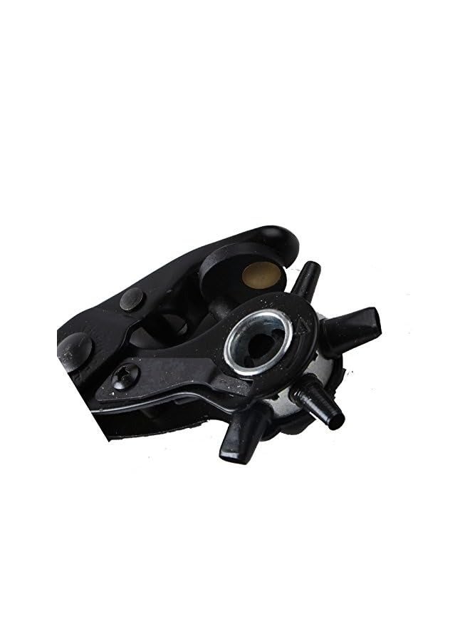 PROMASS Leather Hole Punch Tool for Belt - Updated Hole Sizes Puncher for Belt, Watch Band, Strap, Dog Collar, Saddle, Shoes, Fabric, DIY Home or Craft Project, 3 round holes, 3 flat holes  - Image 4