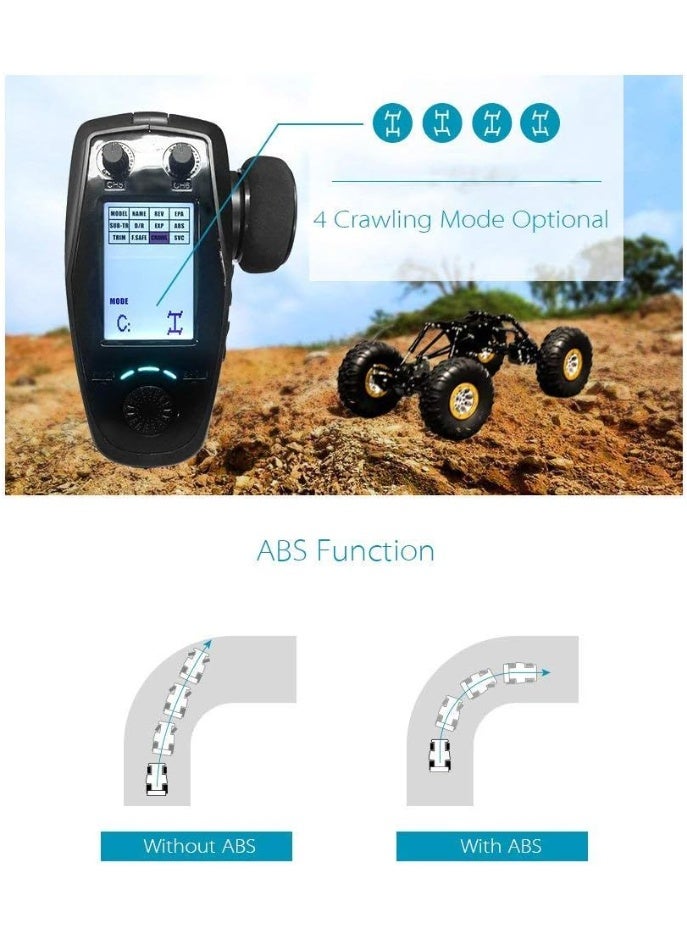 Flysky فلاي سكي FS-GT5 جهاز إرسال RC 6CH AFHDS مع مستقبل FS-BS6 لسيارة قارب RC - Image 4
