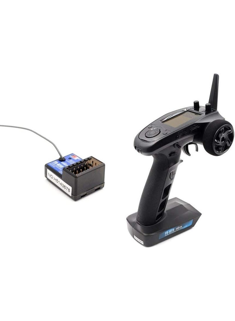 Flysky فلاي سكي FS-GT5 جهاز إرسال RC 6CH AFHDS مع مستقبل FS-BS6 لسيارة قارب RC - Image 1