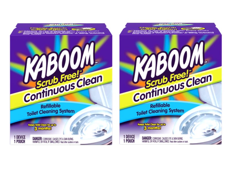 KABOOM Church And Dwight 35113" kaboom Scrub Free Toilet Cleaning System (Pack of 2) - Image 1