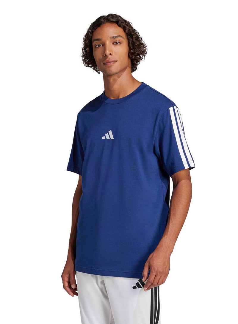 Adidas Essentials 3-Stripes Single Jersey T-Shirt - Image 1