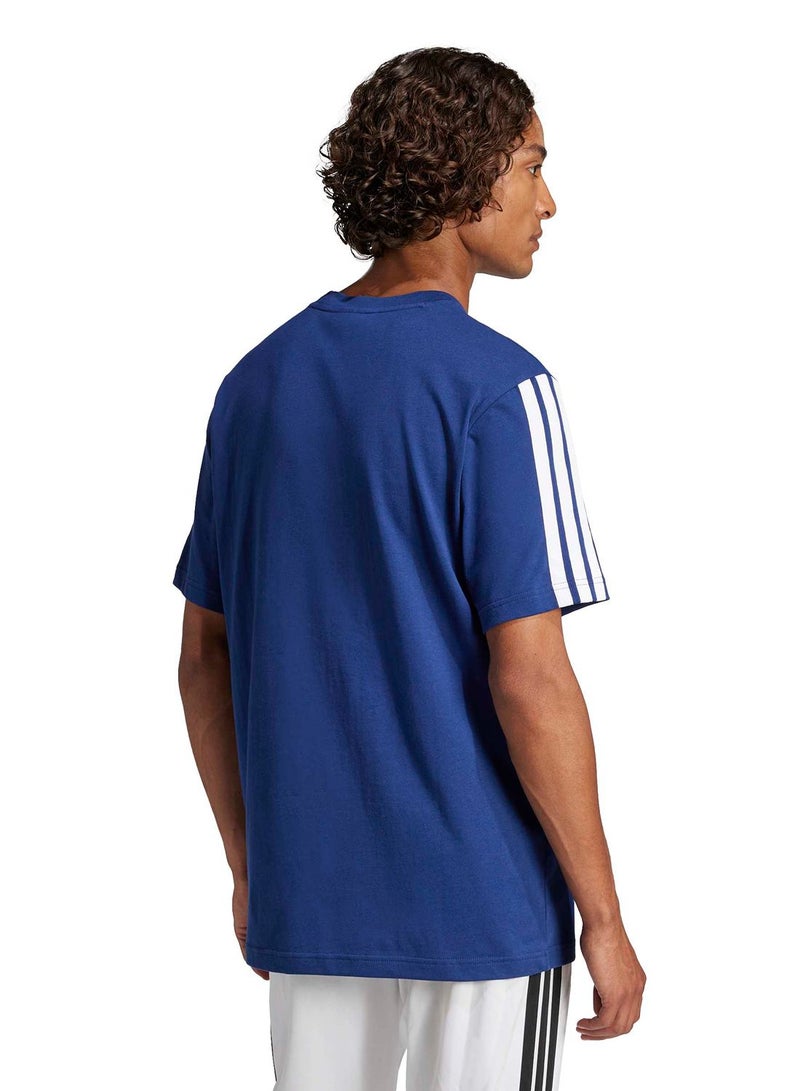 Adidas Essentials 3-Stripes Single Jersey T-Shirt - Image 2
