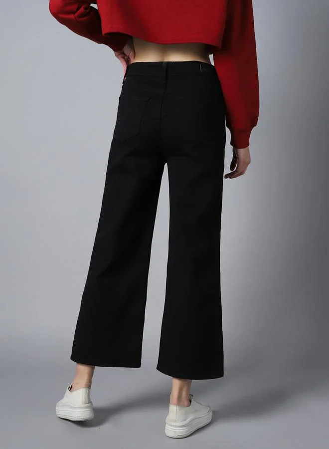 HIGH STAR High Rise Regular Fit Jeans with Pockets by Styli