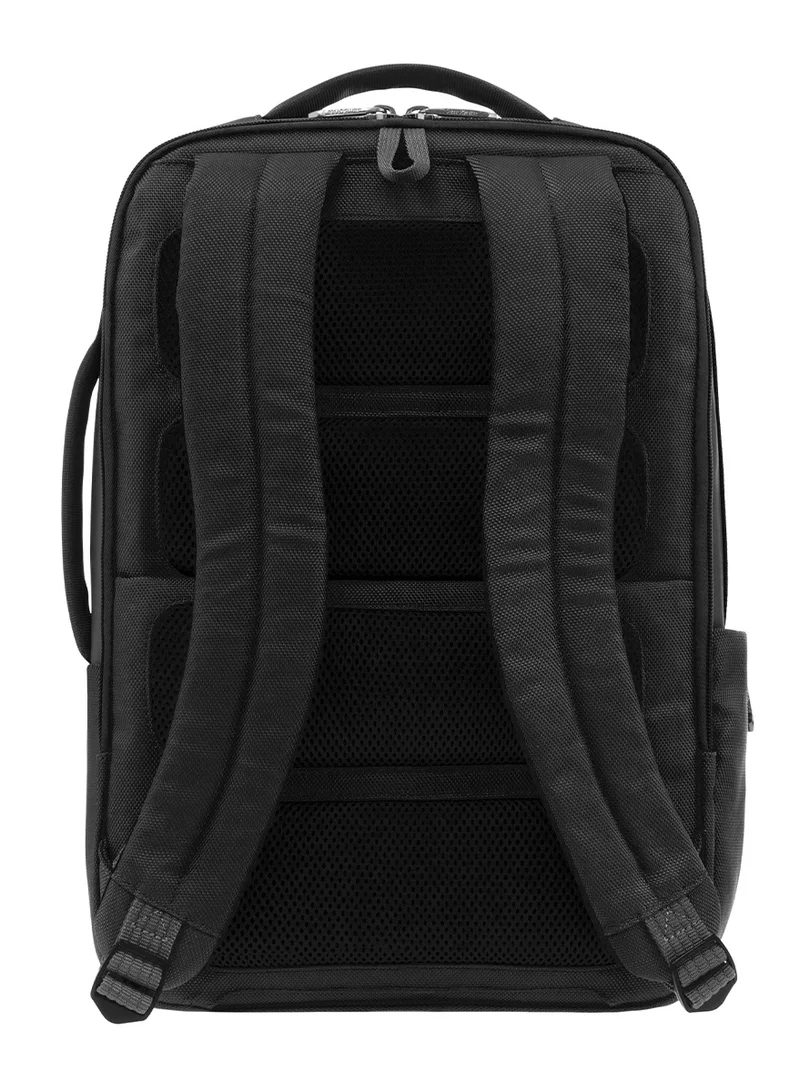 Samsonite  Vestor Backpack, 100% Polyester, Black|Bottle Holder|Adjustable Strap|Laptop & Tablet Compartment|Smart Sleeve|Front Storage Compartment - 2 Years International Warranty  | Best Price UAE