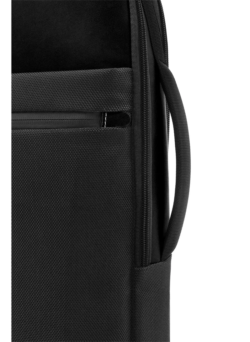 Samsonite  Vestor Backpack, 100% Polyester, Black|Bottle Holder|Adjustable Strap|Laptop & Tablet Compartment|Smart Sleeve|Front Storage Compartment - 2 Years International Warranty  | Best Price UAE