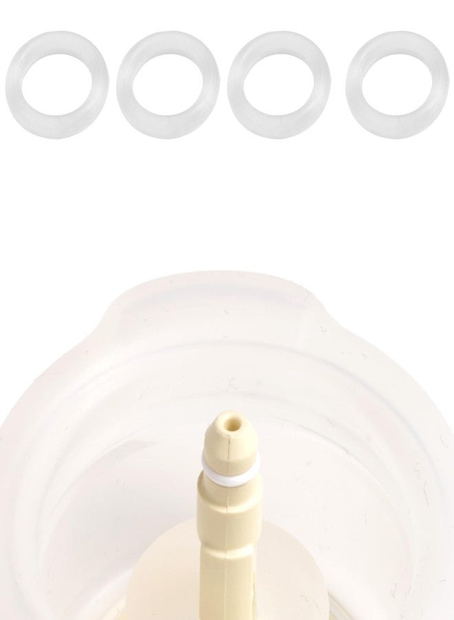 Fukaisu 4pcs O-Rings for Medela Harmony Manual Breast Pump, Rubber Gasket Replacement Parts for Hand Breast Pump Handle - Image 3