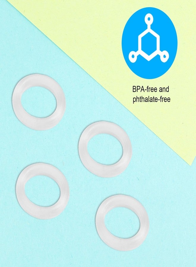 Fukaisu 4pcs O-Rings for Medela Harmony Manual Breast Pump, Rubber Gasket Replacement Parts for Hand Breast Pump Handle - Image 4