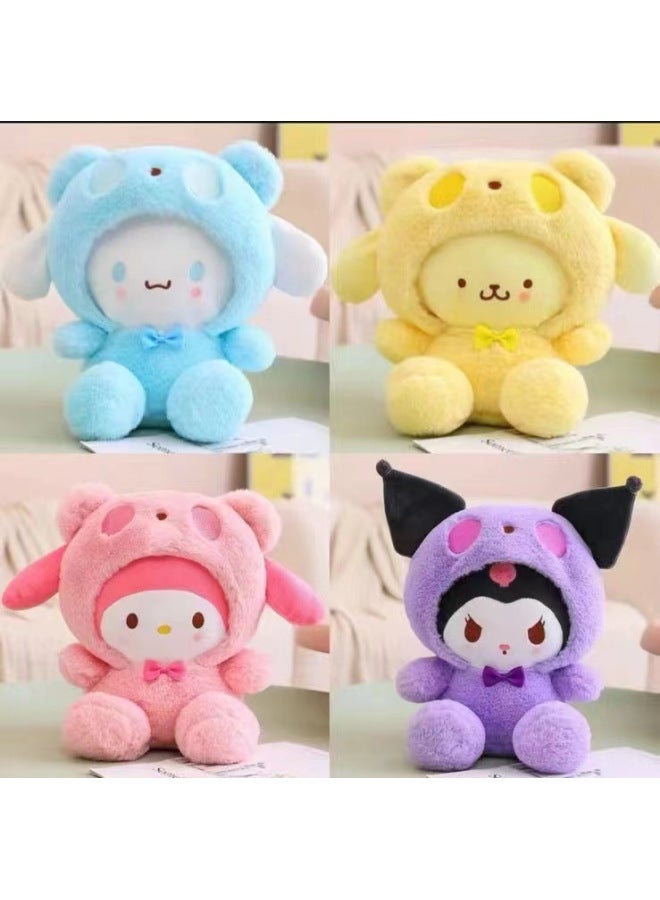 Plush Toy Eight-inch Grasping Doll Wedding Throwing Doll Stall Pushing Accompanying Gift Doll-Color:Running Fox-Height:eight Inch - Image 3