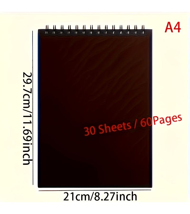 Acid Free A4 Sketchbook 30 Sheets Spiral Bound Drawing Pad for Artists - Image 2