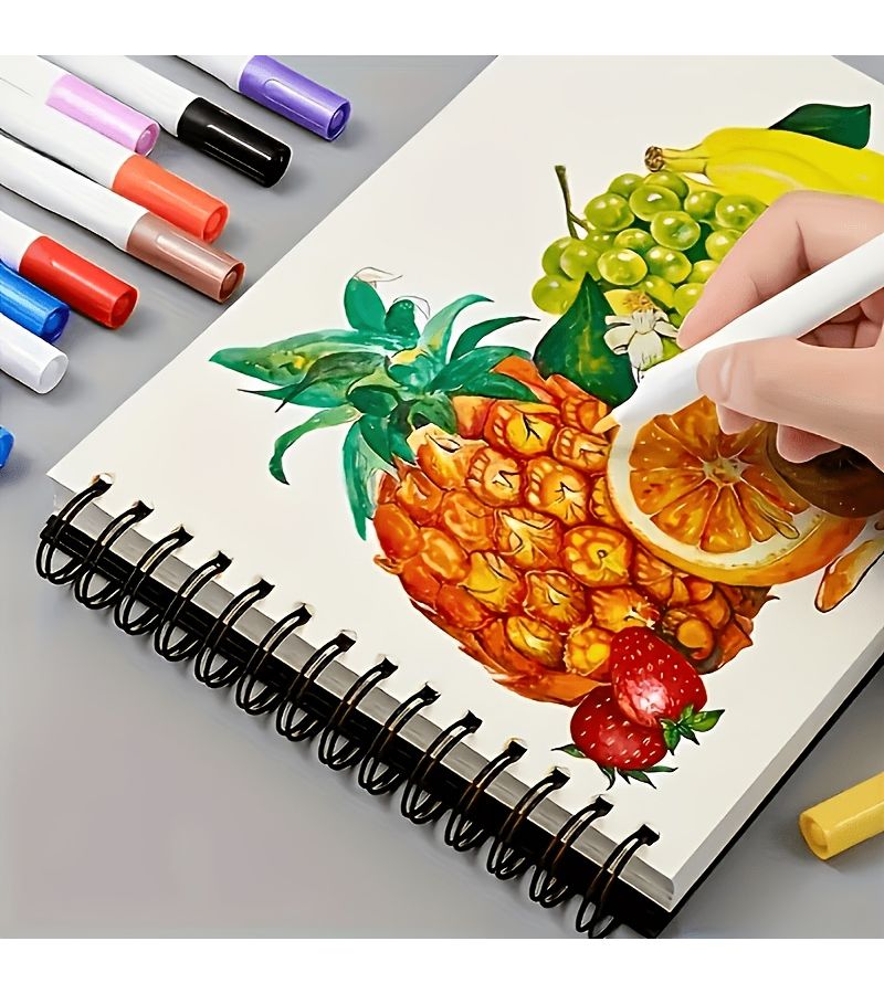 Acid Free A4 Sketchbook 30 Sheets Spiral Bound Drawing Pad for Artists - Image 3
