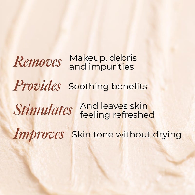 Borghese Crema Saponetta Creme Cleanser - Gentle Face Cleanser for Enlarged Pores, Tone & Texture with Sea Salt & Hyaluronic Acid, For All Skin Types - Image 5