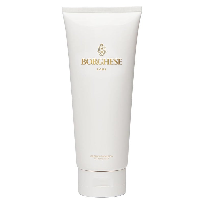 Borghese Crema Saponetta Creme Cleanser - Gentle Face Cleanser for Enlarged Pores, Tone & Texture with Sea Salt & Hyaluronic Acid, For All Skin Types - Image 1