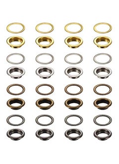 Grommet Kit 200 Sets Grommets Eyelets with 3 Pieces Install Tool Kit, 4 Colors (2/5 Inch Inside Diameter) - pzsku/Z3D5B8C9A34EE39BD8837Z/45/_/1740120987/de7152d4-9e6b-430e-99bb-1c1e403abe04