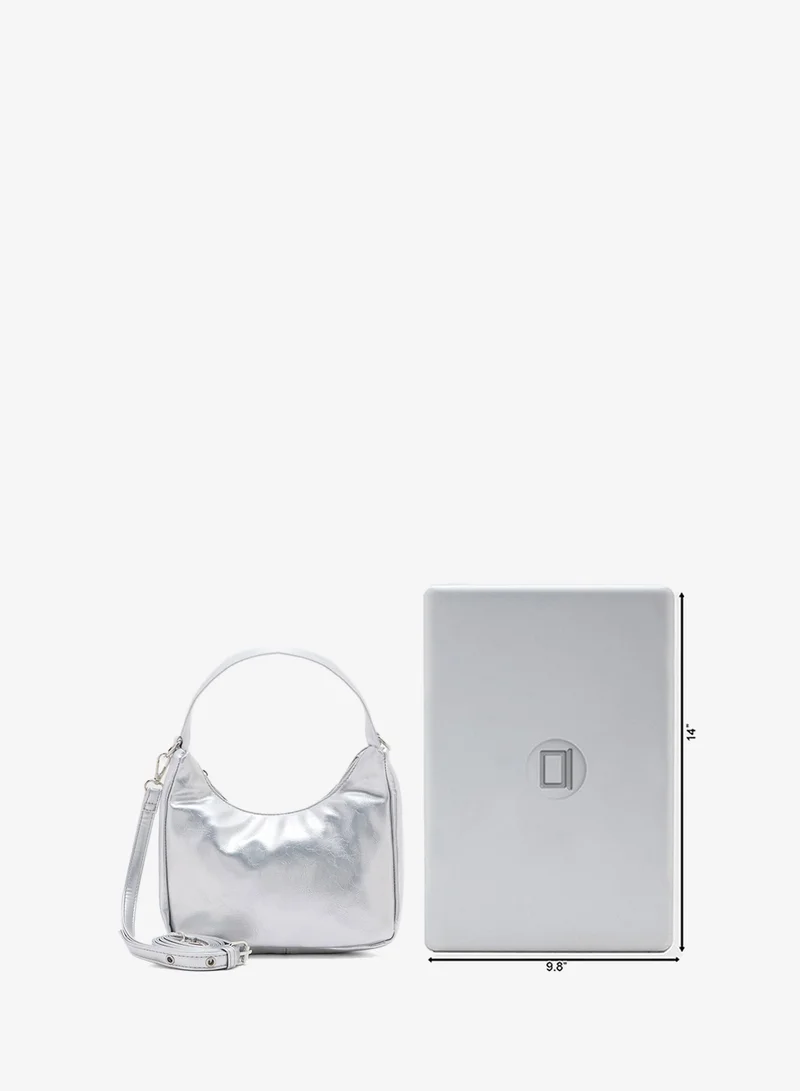 Ginger Butterfly Trim Shoulder Bag