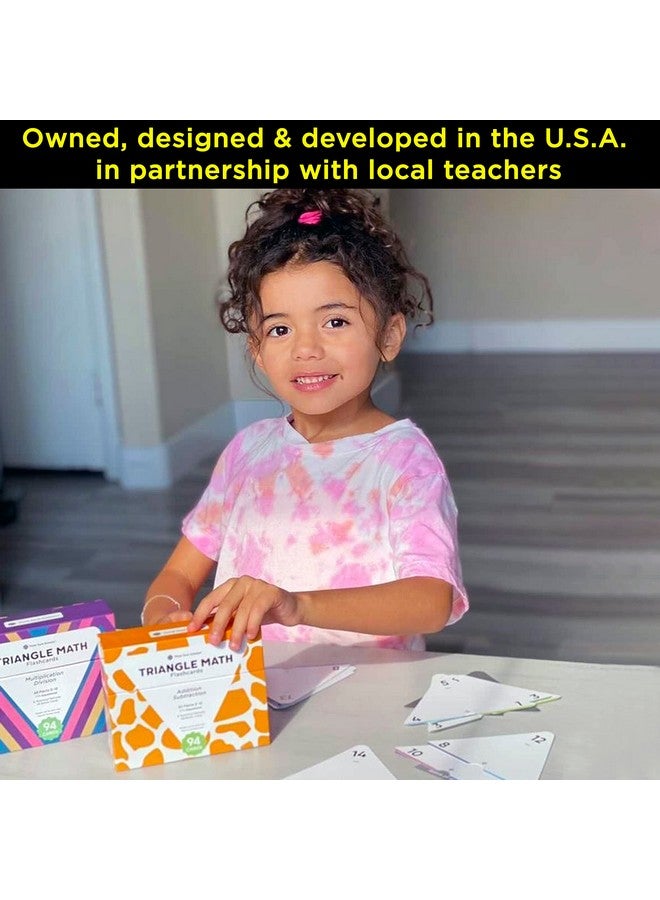 Think Tank Scholar Think Tank Scholar Triangle Math 752 Equations, All Facts 0-12 Box Set Addition, Subtraction, Multiplication, Division Flash Cards: Kindergarten, 1ST, 2ND, 3RD, 4TH, 5TH, 6TH Grade - Has Three Corners  - Image 2